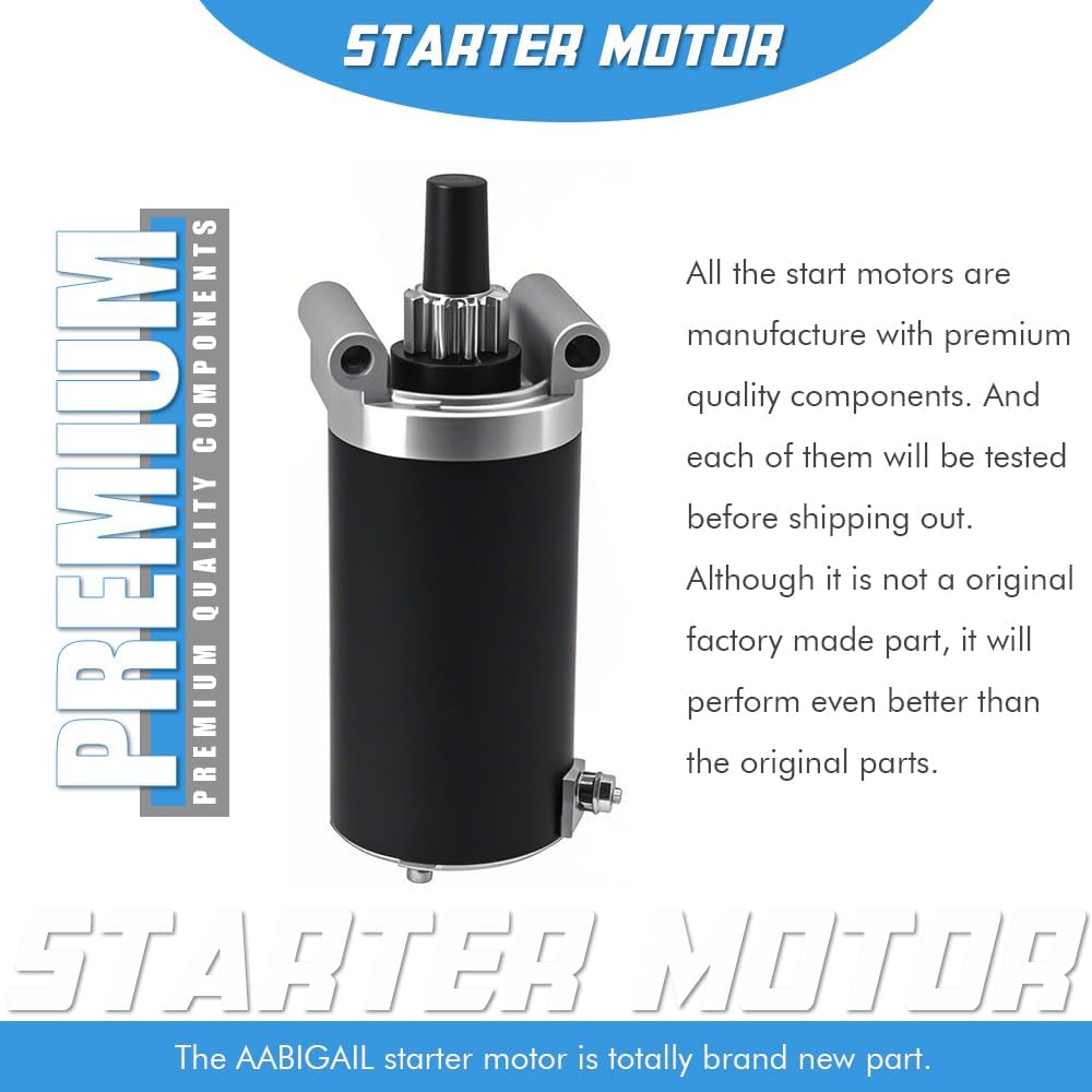Kohler 7000 Starter Motor Replacement for Courage Engines 20HP 23HP 25HP 27HP 1999-1140051 3209801 32-098-03 KH-32-098-01-S KH-32-098-03-S KH3209804S 3209804 32 098 08